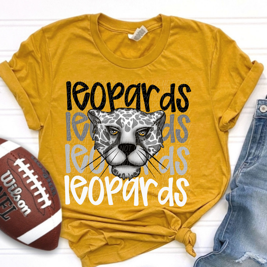 Leopards Faded Stack