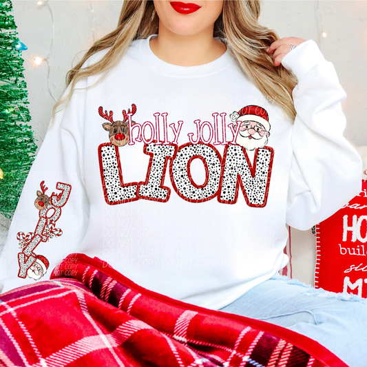 Holly Jolly Lion