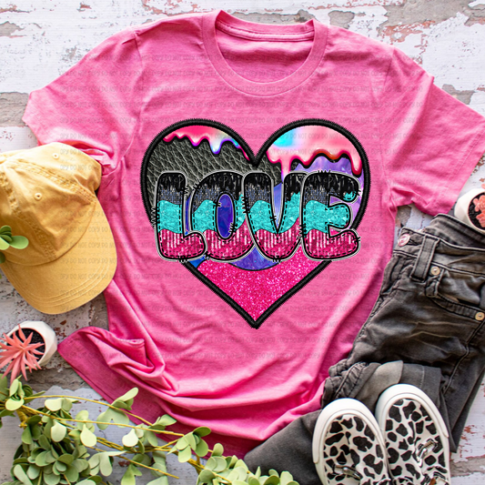 LOVE SEQUIN HEART