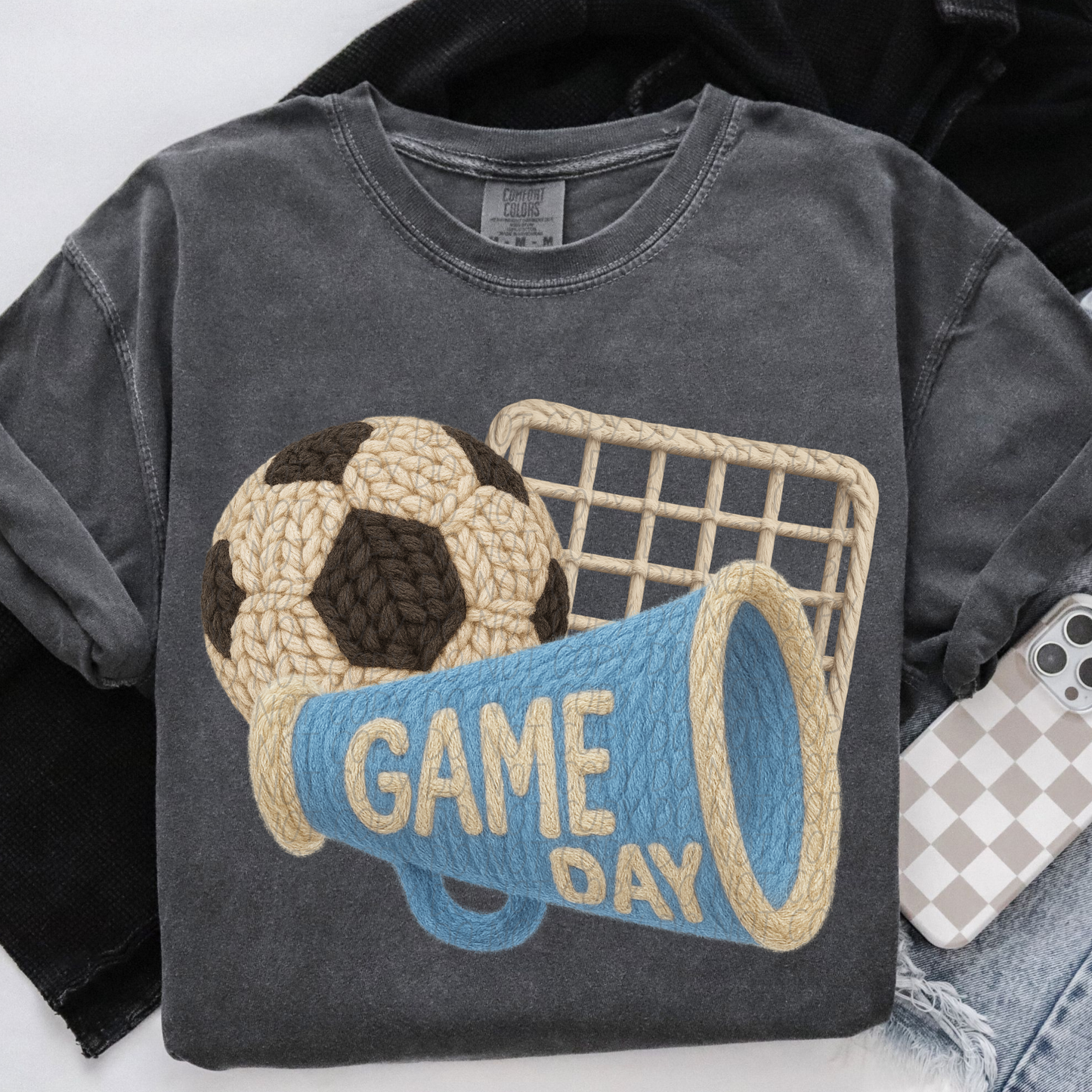 Yarn - Game Day light blue soccer