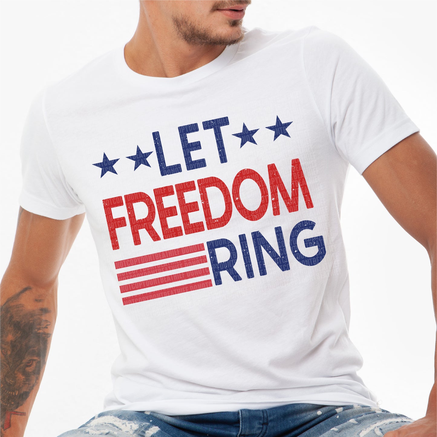 Let Freedom Ring - DTF Transfer
