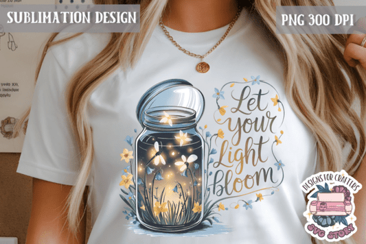 Let Your Light Bloom Spring Flowers