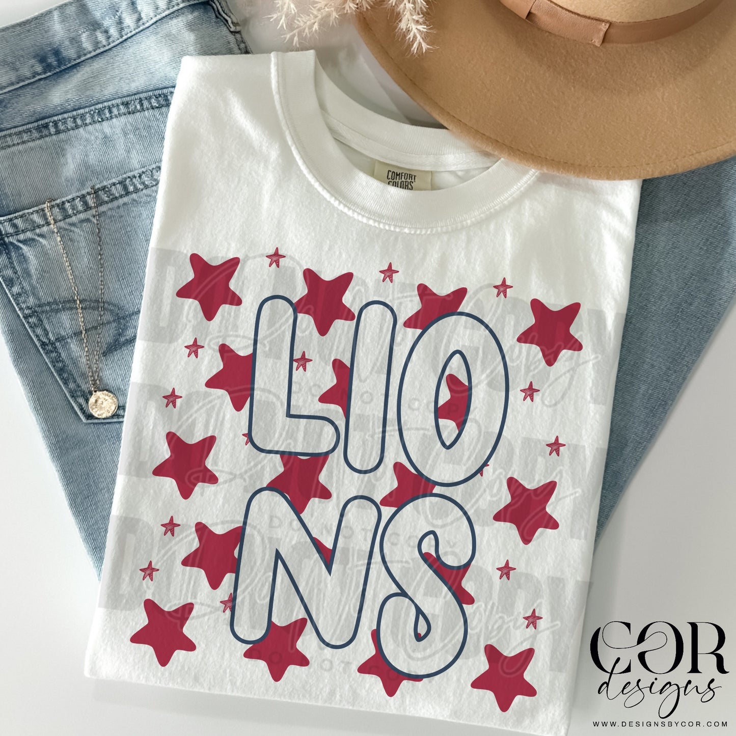 Lions (Burgundy Stars)