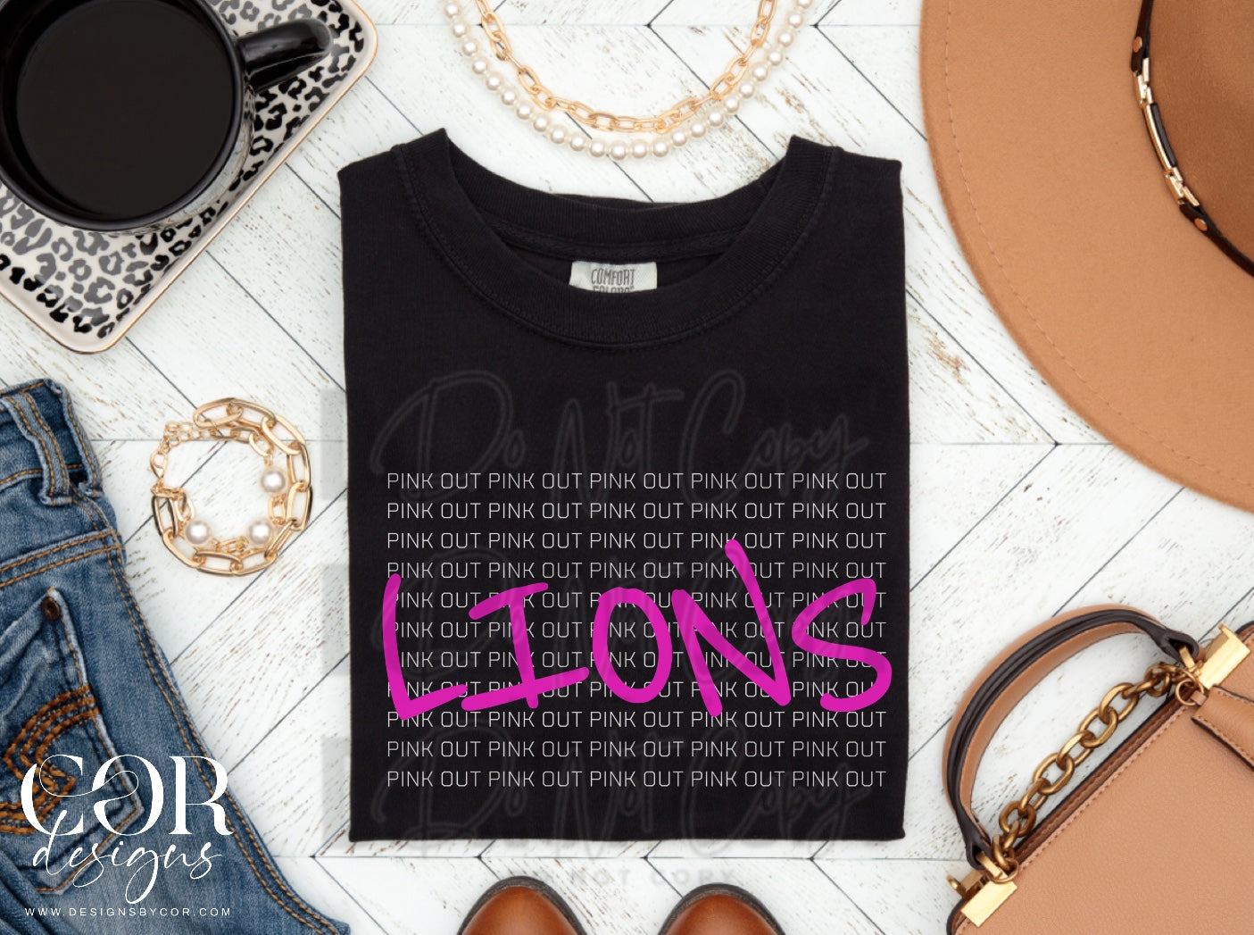 Lions Pink Out Stack