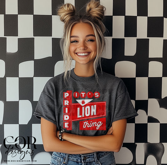 Its A Lion Pride Thing Red