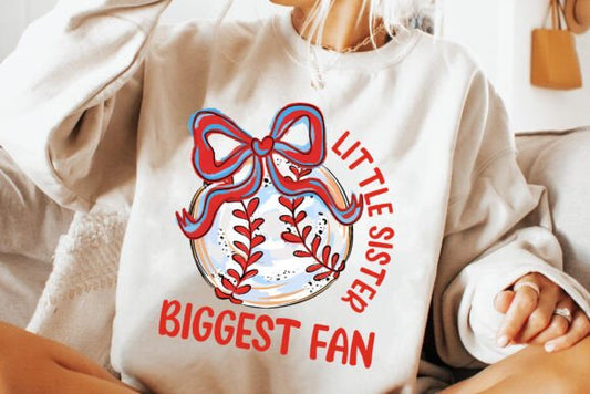 Baseball Little Sister Biggest Fan