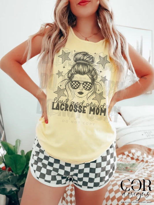 Loud and proud lacrosse mom