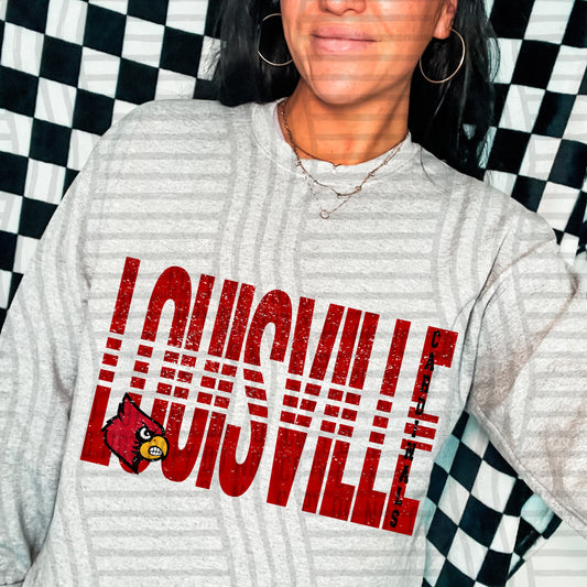 College Lined - Louisville Cardinals