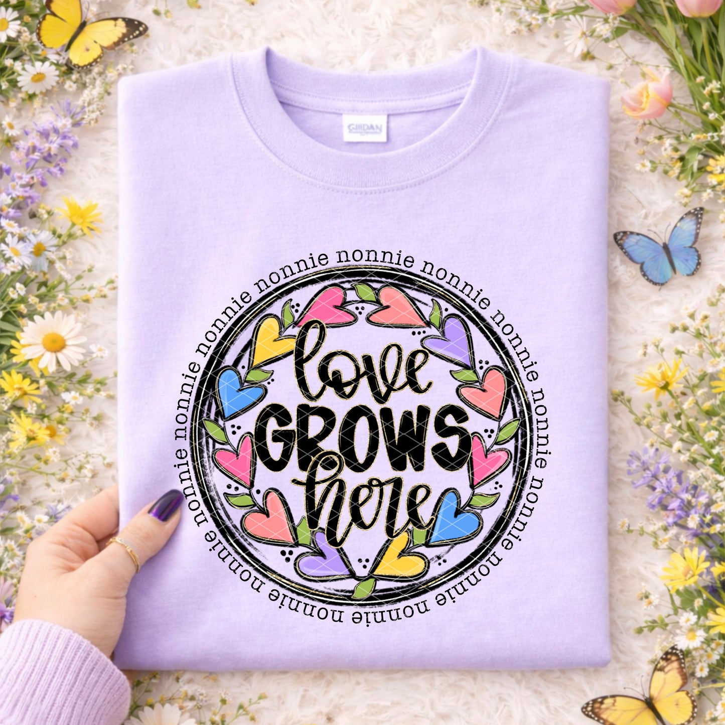 LOVE GROWS HERE NONNIE