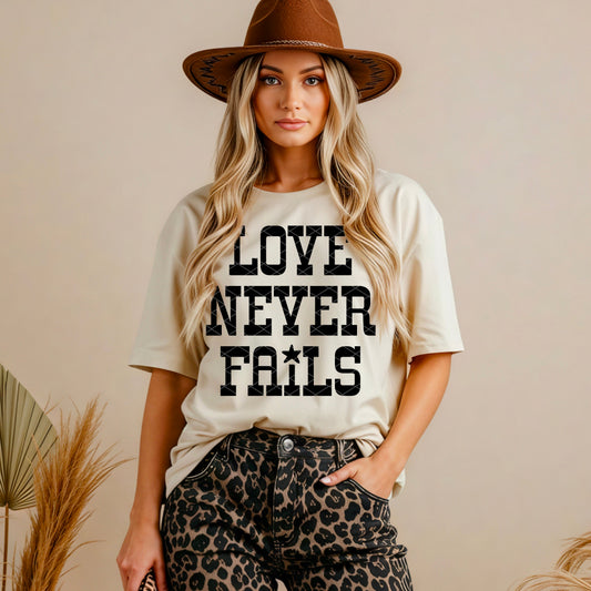 LOVE NEVER FAILS