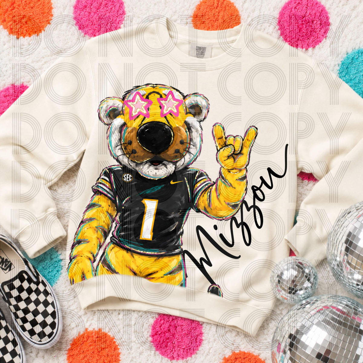 Cropped Rockin Delulu Mizzou