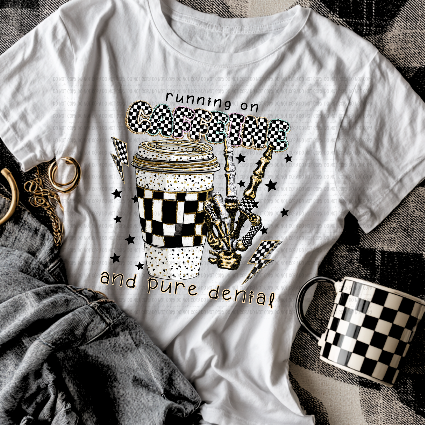 RUNNING ON CAFFEINE AND PURE DENIAL