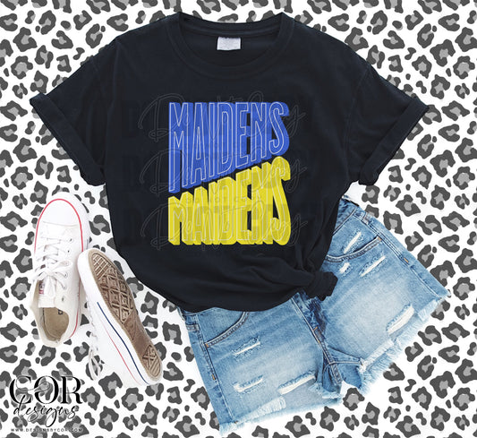 Maidens Blue And Yellow
