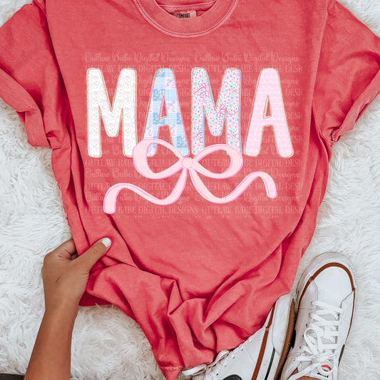 Mama Pink Bow