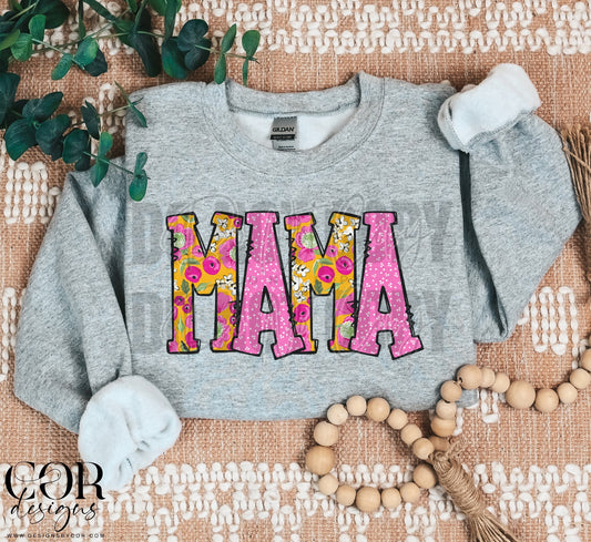 Mama (Pink Floral)