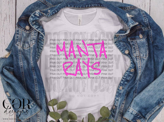 Manta Rays Pink Out
