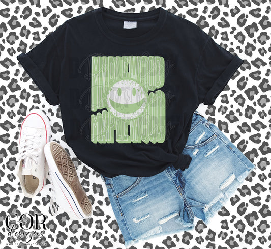 Maplewood Light Green Smiley Face