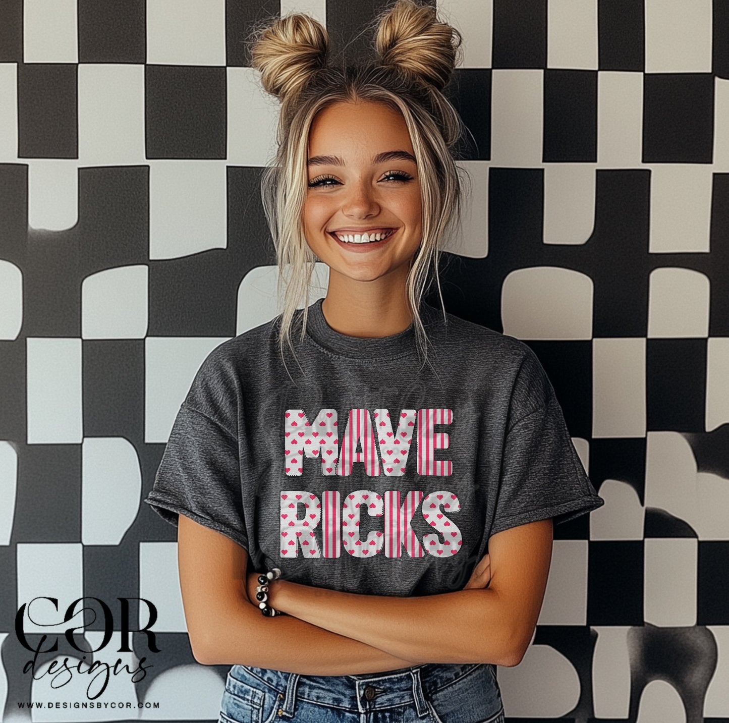 Mavericks Heart Letters