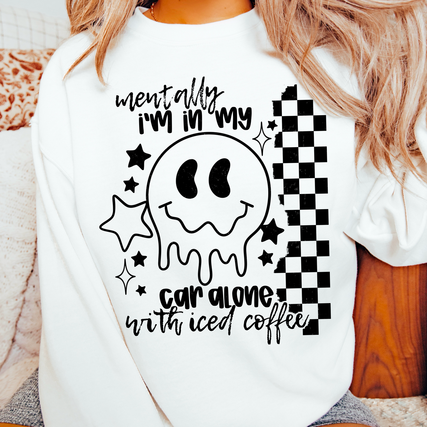 Mentally I'm in my car alone with iced coffee (black)