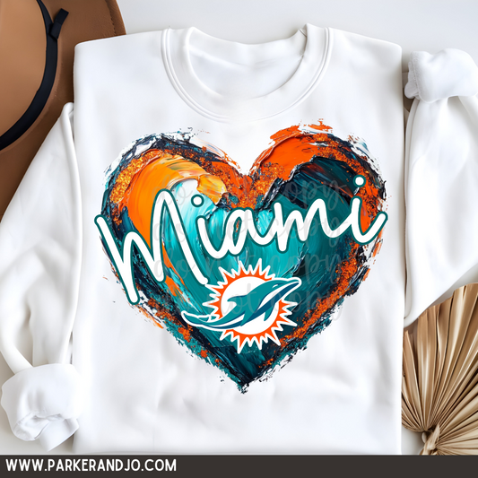 Miami Football Heart