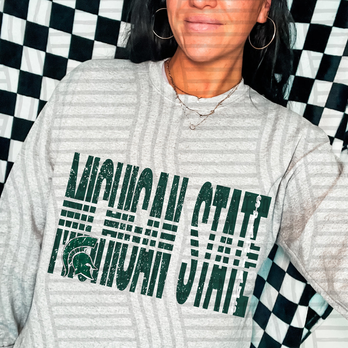 College Lined - Michigan State Spartans