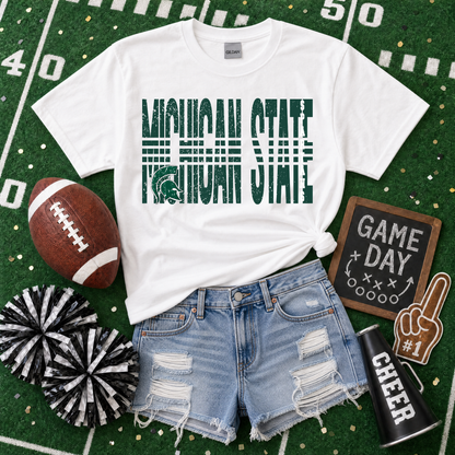 College Lined - Michigan State Spartans