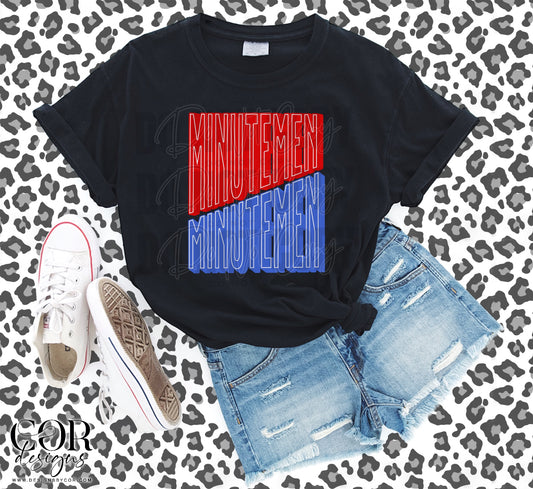 Minutemen Red And Blue