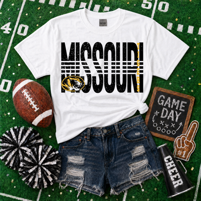 College Lined - Missouri Tigers