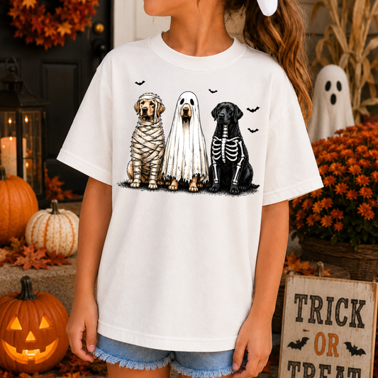 Halloween Dogs Mummy Ghost Skeleton