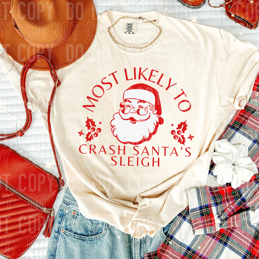 Most likely to crash Santa's sleigh
