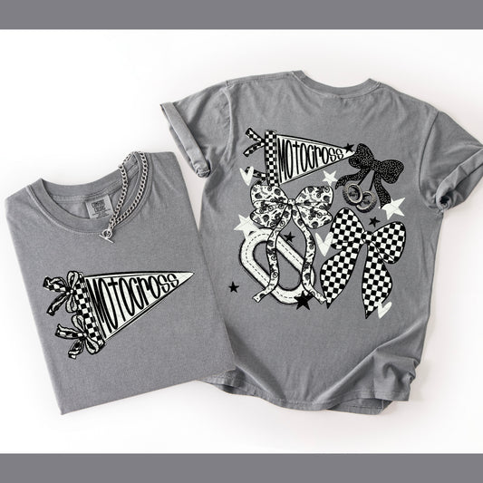 MOTOCROSS FLAG & BOWS (BACK)