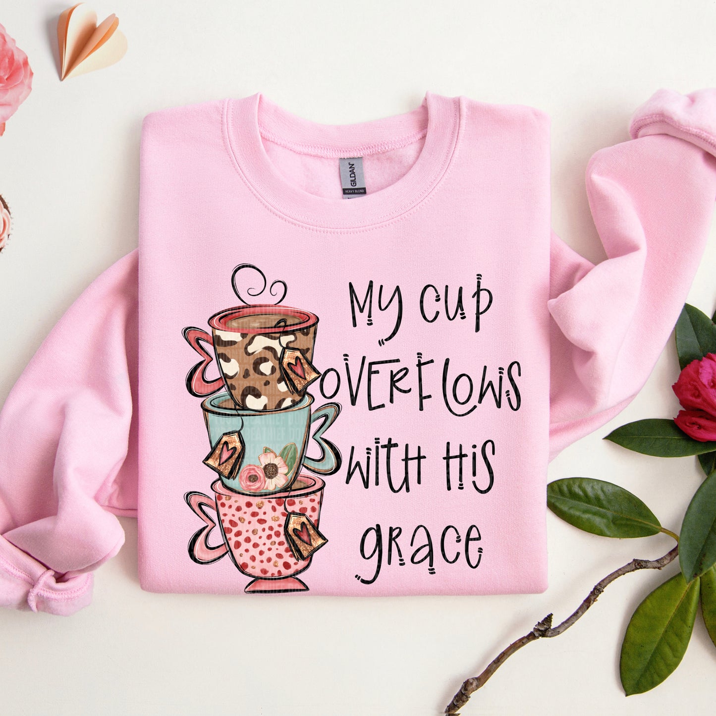 MY CUP OVERFLOWS WITH HIS GRACE