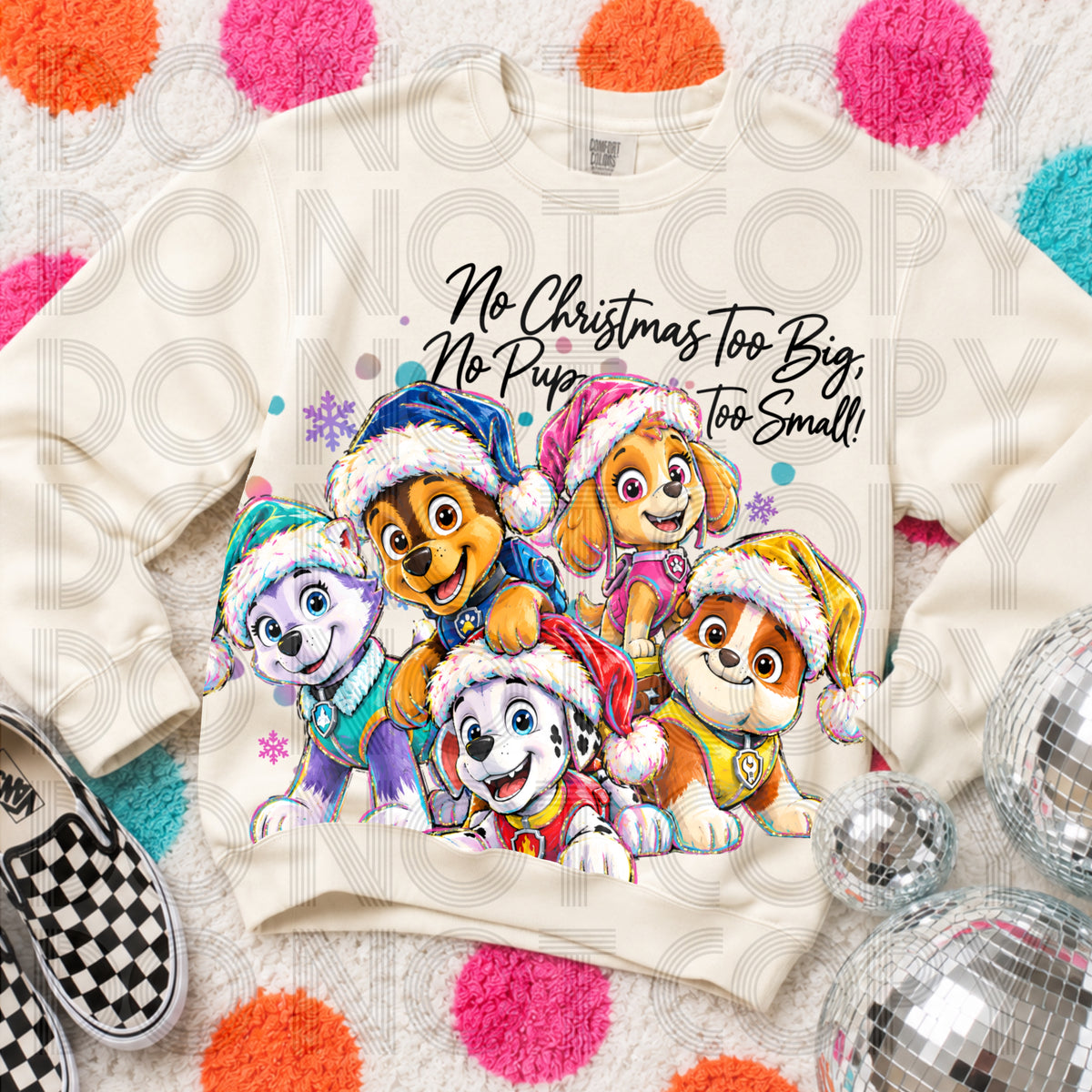 DELULU KIDS CHRISTMAS - NO CHRISTMAS TOO BIG NO PUP TOO SMALL
