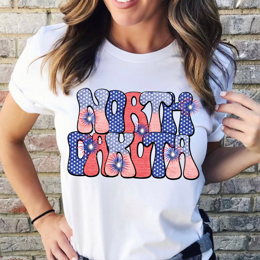 North Dakota (Red, White, Blue)