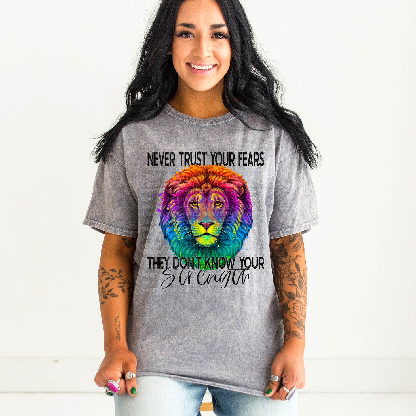 They Don't Know Your Strength/Lion - DTF Print