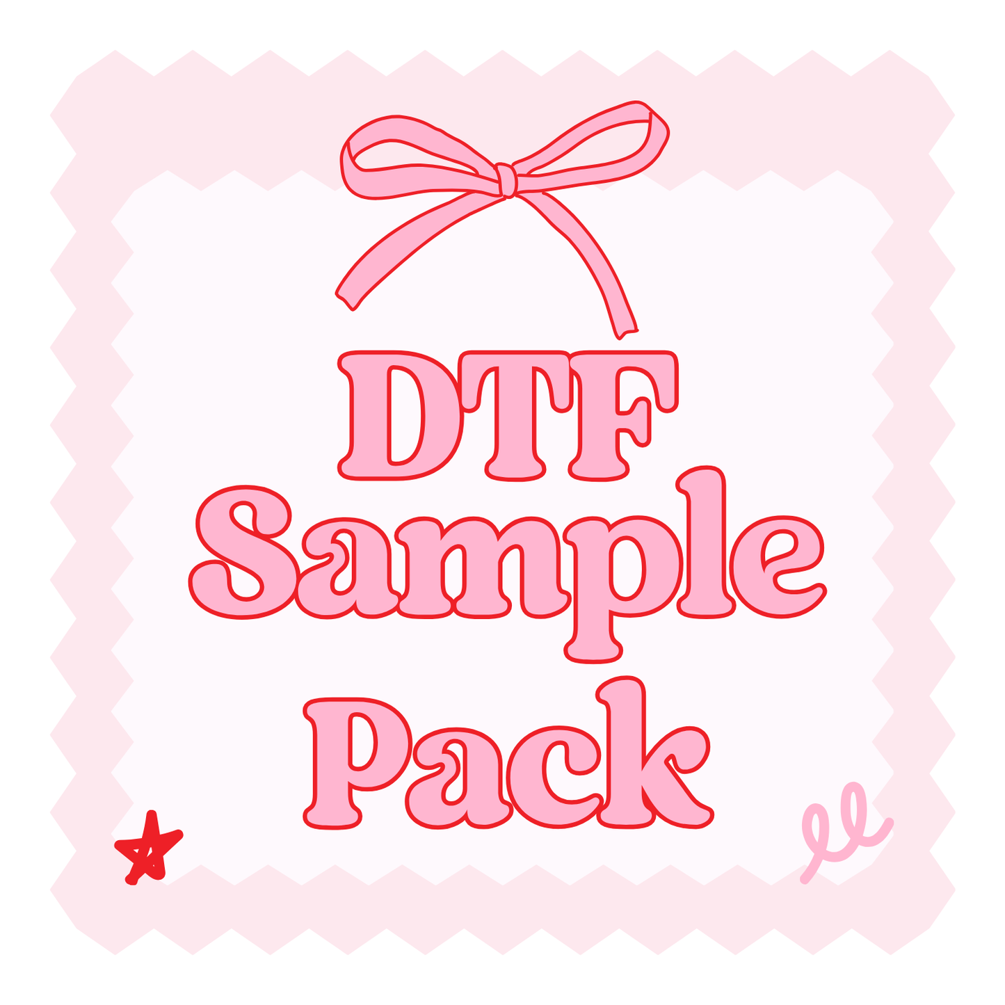 DTF Transfer Sample Pack - Just Pay $10 UPS Ground Shipping