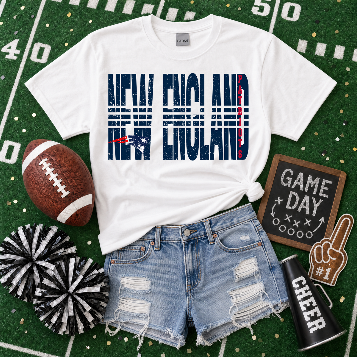 NFL Lined - New England Patriots