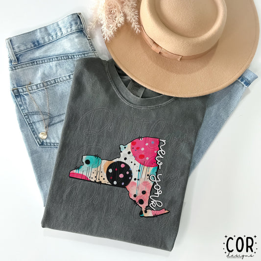 New York Polka Dot State