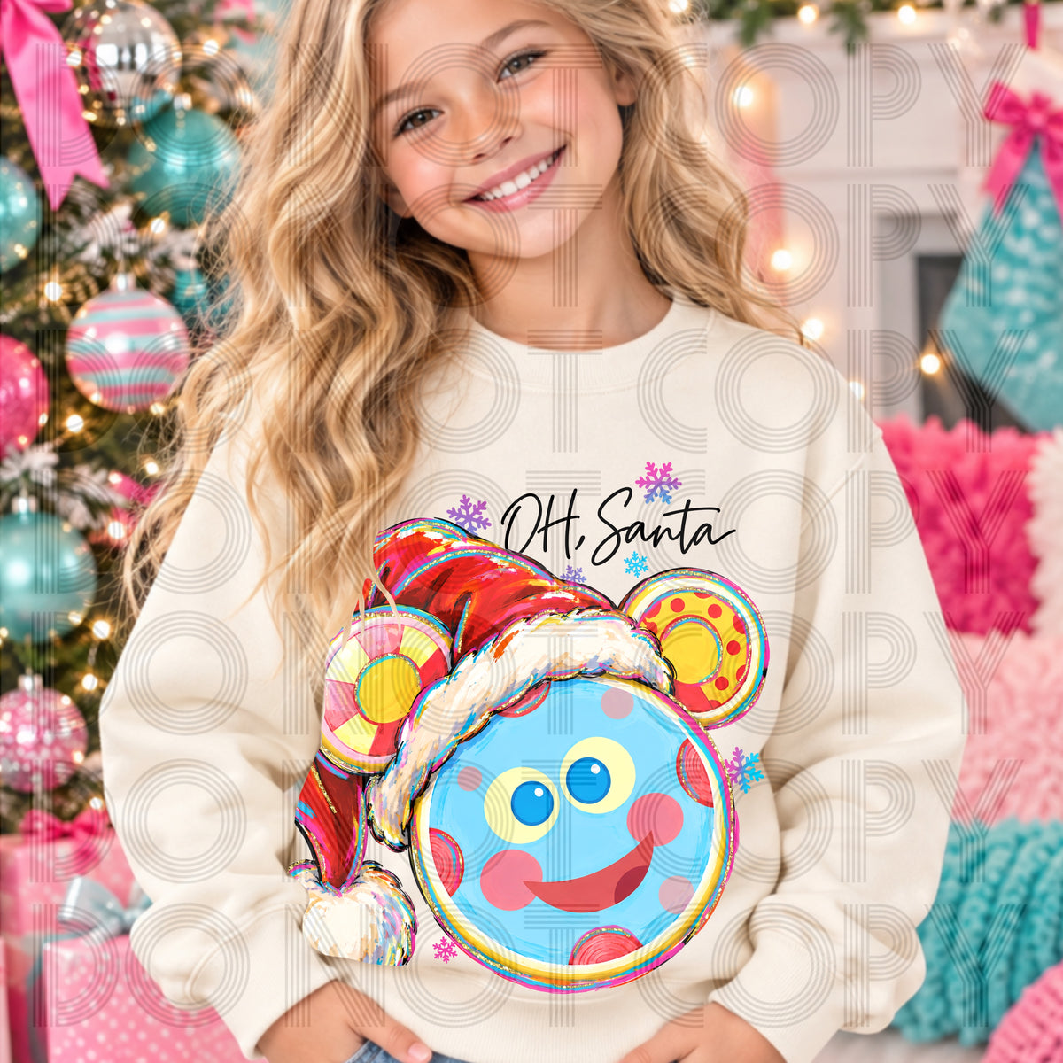 DELULU KIDS CHRISTMAS - Oh Santa Toodles - GIRL