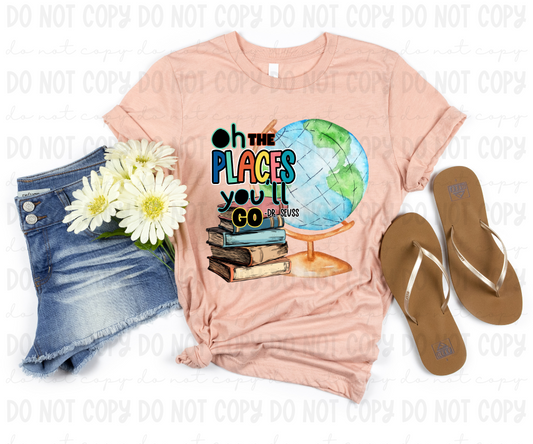 Oh The Places You’ll Go-Books & Globe