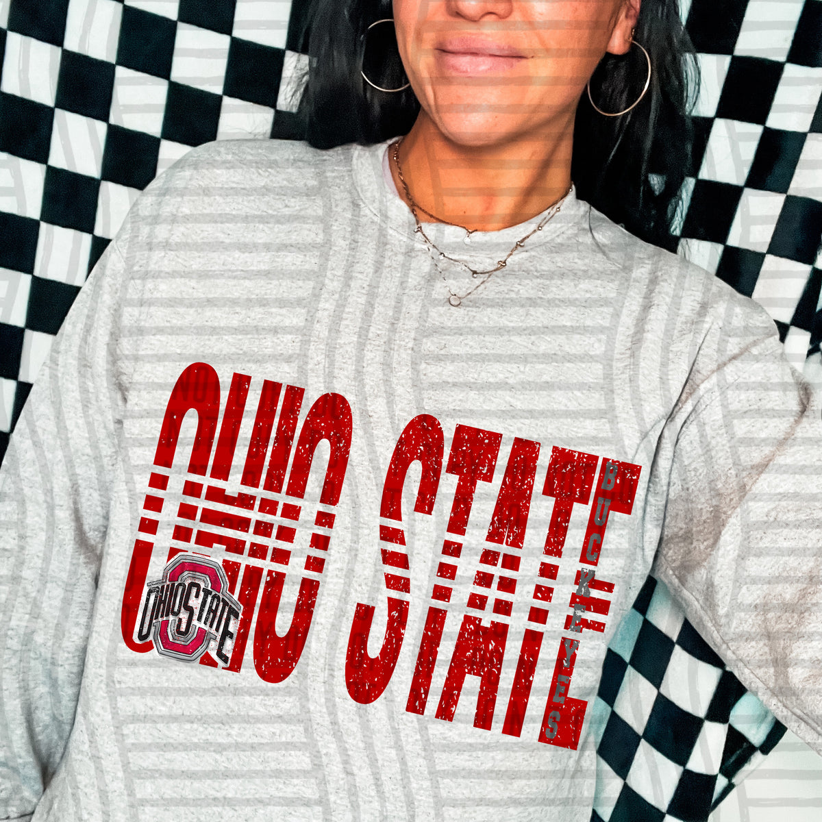 College Lined - Ohio State Buckeyes