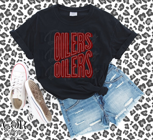 Oilers Maroon