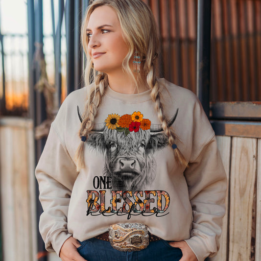 One Blessed Heifer - DTF Transfer