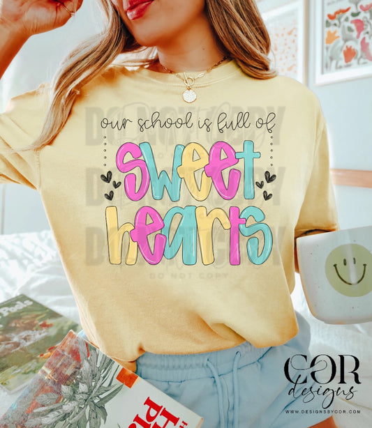 Our school is full of sweet hearts