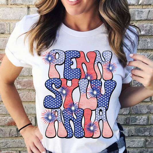 Pennsylvania (Red, White, Blue)