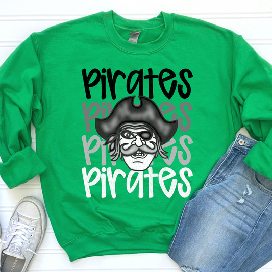 Pirates Faded Stack