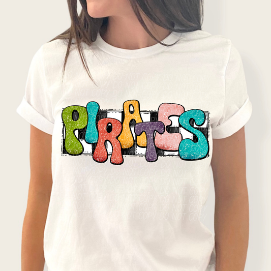 Pirates (retro rainbow)