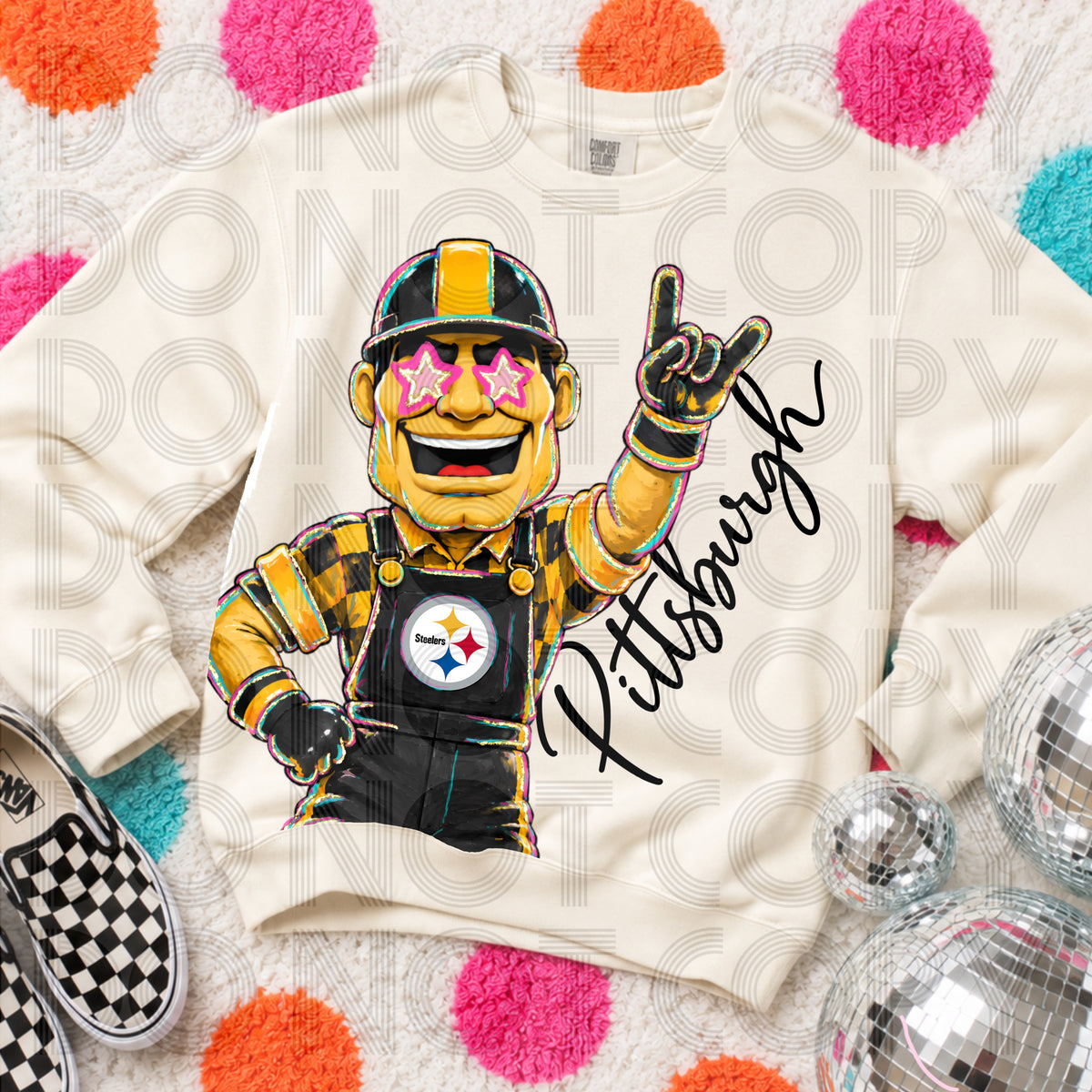 Cropped Delulu Mascot Pittsburgh