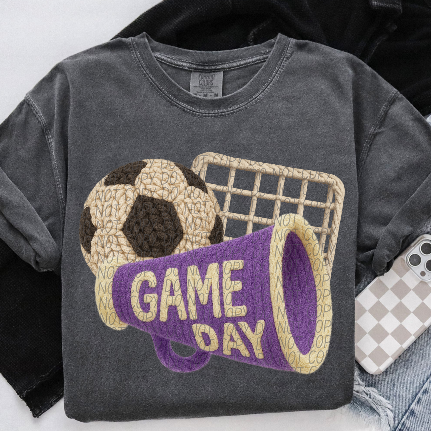 Yarn - Game Day Purple Soccer