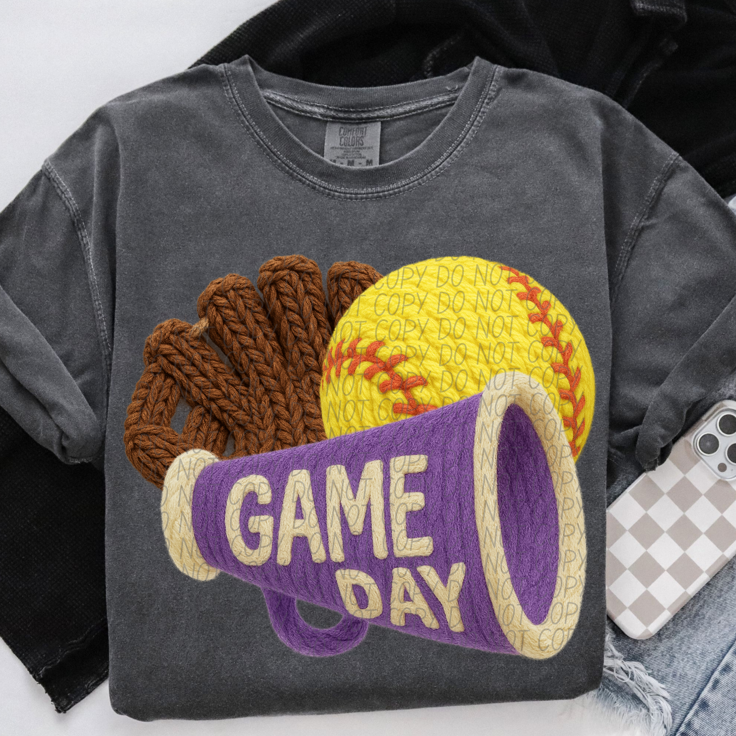 Yarn - Game Day Purple Softball